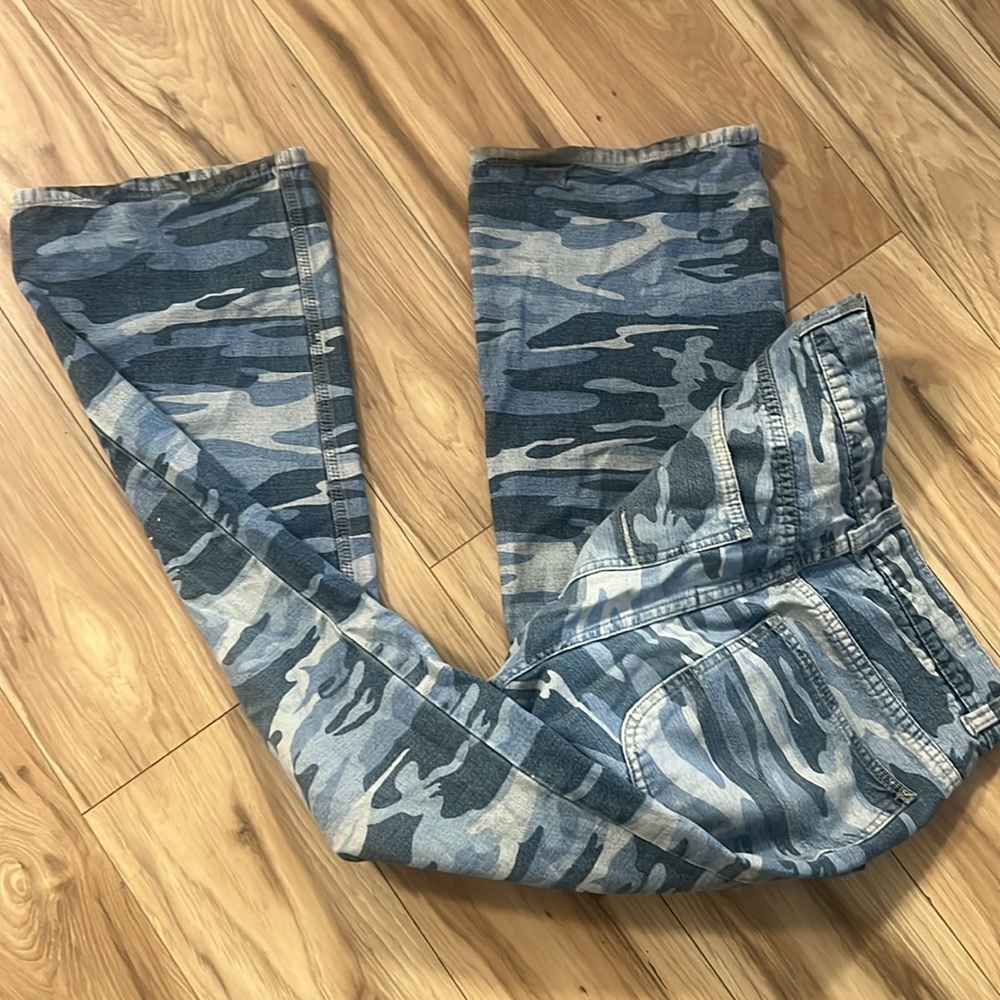 Vintage blue camo boyfriend jeans - Picture 5 of 5